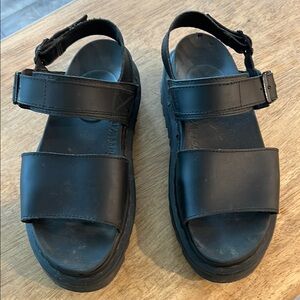 Dr. Martens Black Sandals